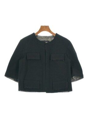 Chanel Collarless Jacket Black